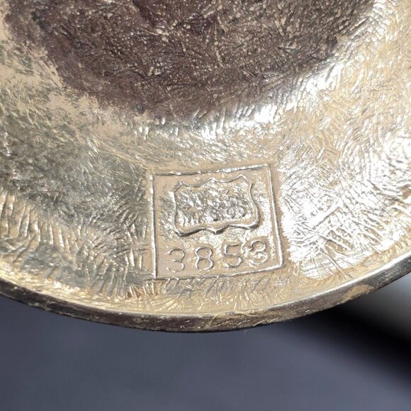 Pair Of Antique Silver Salt Cellars Cobalt Blue Glass Liners & Spoons HS246 - Picture 4 of 10